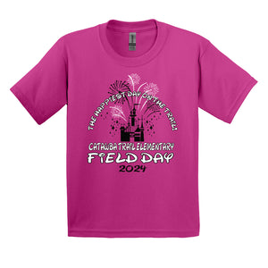 Catawba Trail Elementary Field Day 2024 - Heliconia T-Shirt
