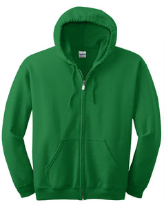 Garment Styles - Full-Zip Hooded Sweatshirt