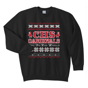 CHS Cardinals - Holiday 2017 - Crewneck Sweatshirt