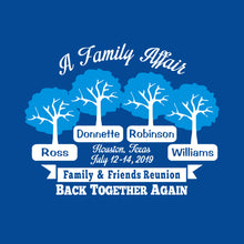 Ross Family Reunion 2019 - YOUTH Royal 50/50 T Shirt