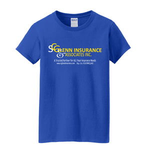 SCGlenn Insurance - Ladies Cotton T Shirt