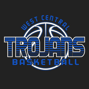 West Central Basketball 2019 - 50/50 T-Shirt