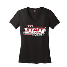 Callie Kirkpatrick Elementary 2021 Staff - Vneck District Ladies 50/50 T-Shirt