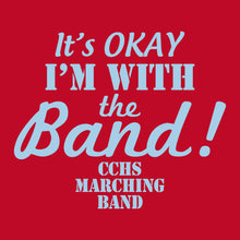 CCHS Marching Band 2018 - Red Ladies V-Neck 4.5oz. 100% ring-spun cotton