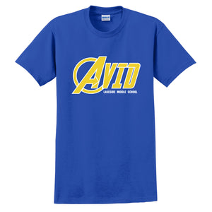Lakeside Middle School AVID 2021 - Royal Cotton T-Shirt