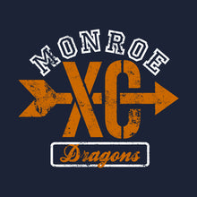 Monroe Dragons Cross Country 2018 - Hooded Sweatshirt - WITH NAME