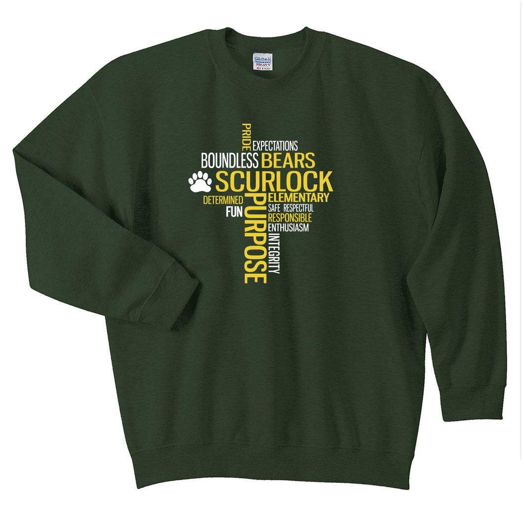 Scurlock Elementary Spirit 2021 - Crewneck Sweatshirt